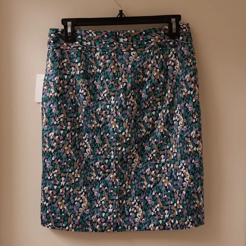 NWT, Laundry by Shelli Segal Peppermint Multi Skirt
